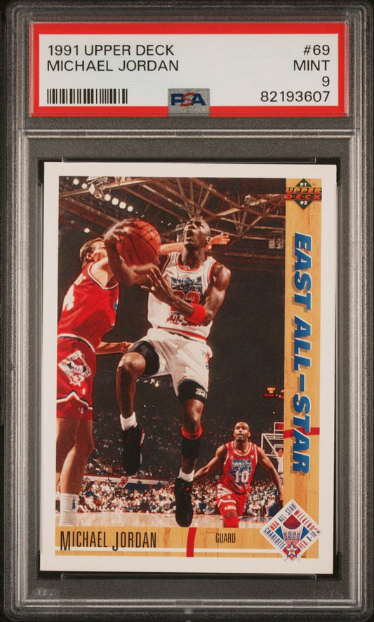 1991 Upper Deck #69 Michael Jordan East All Star PSA 9 Mint