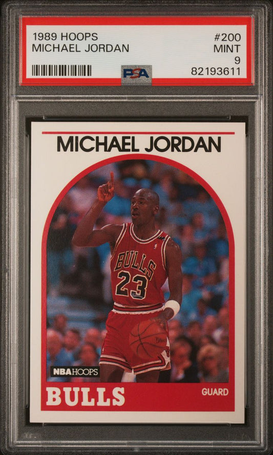 1989 Hoops #200 Michael Jordan PSA 9 Mint