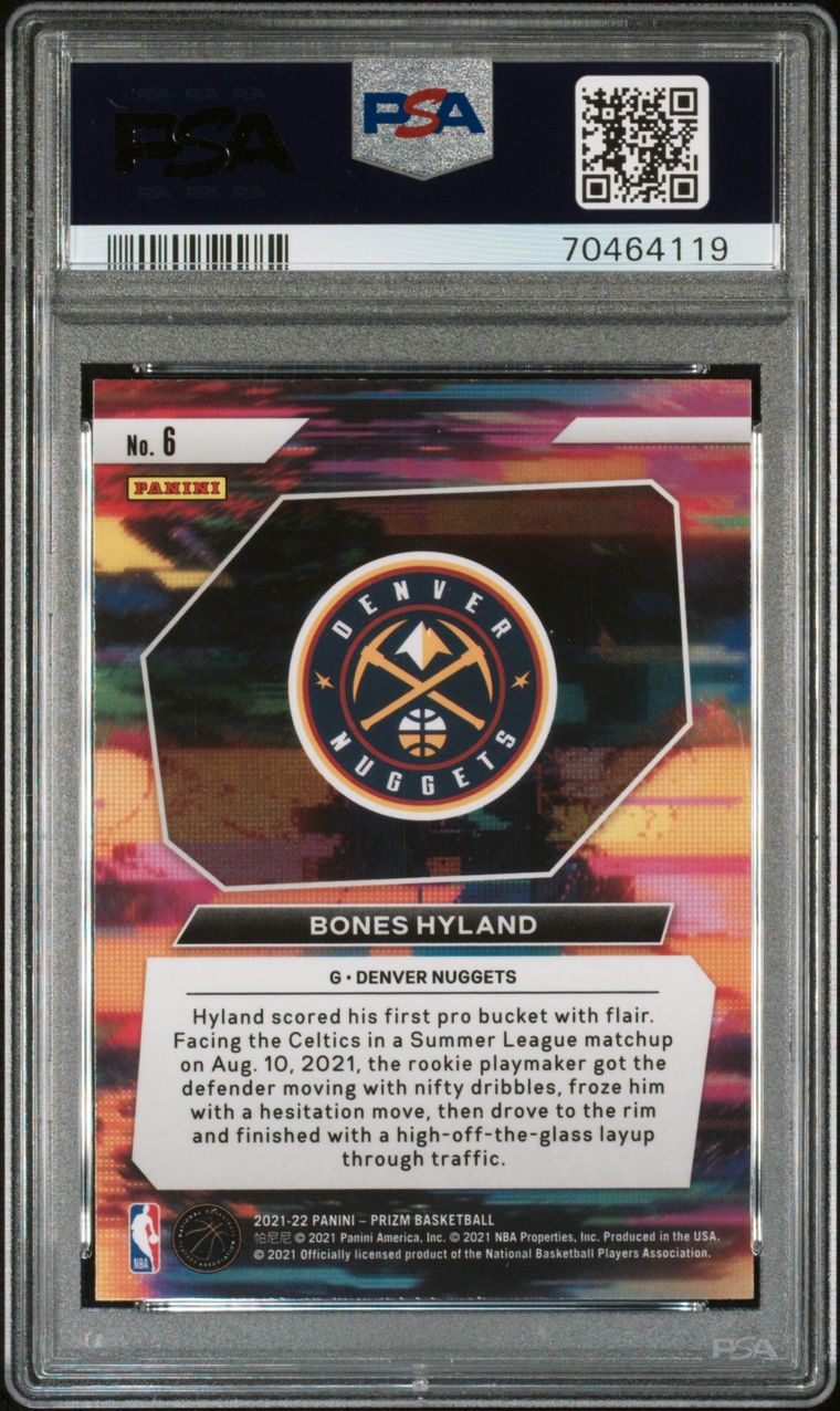 Bones Hyland Prizm Instant Impact PSA 10 Gem Mint