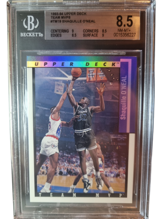 1993 Upper Deck #TM19 Team MVPS Shaquille O'Neil BGS 8.5 Near Mint