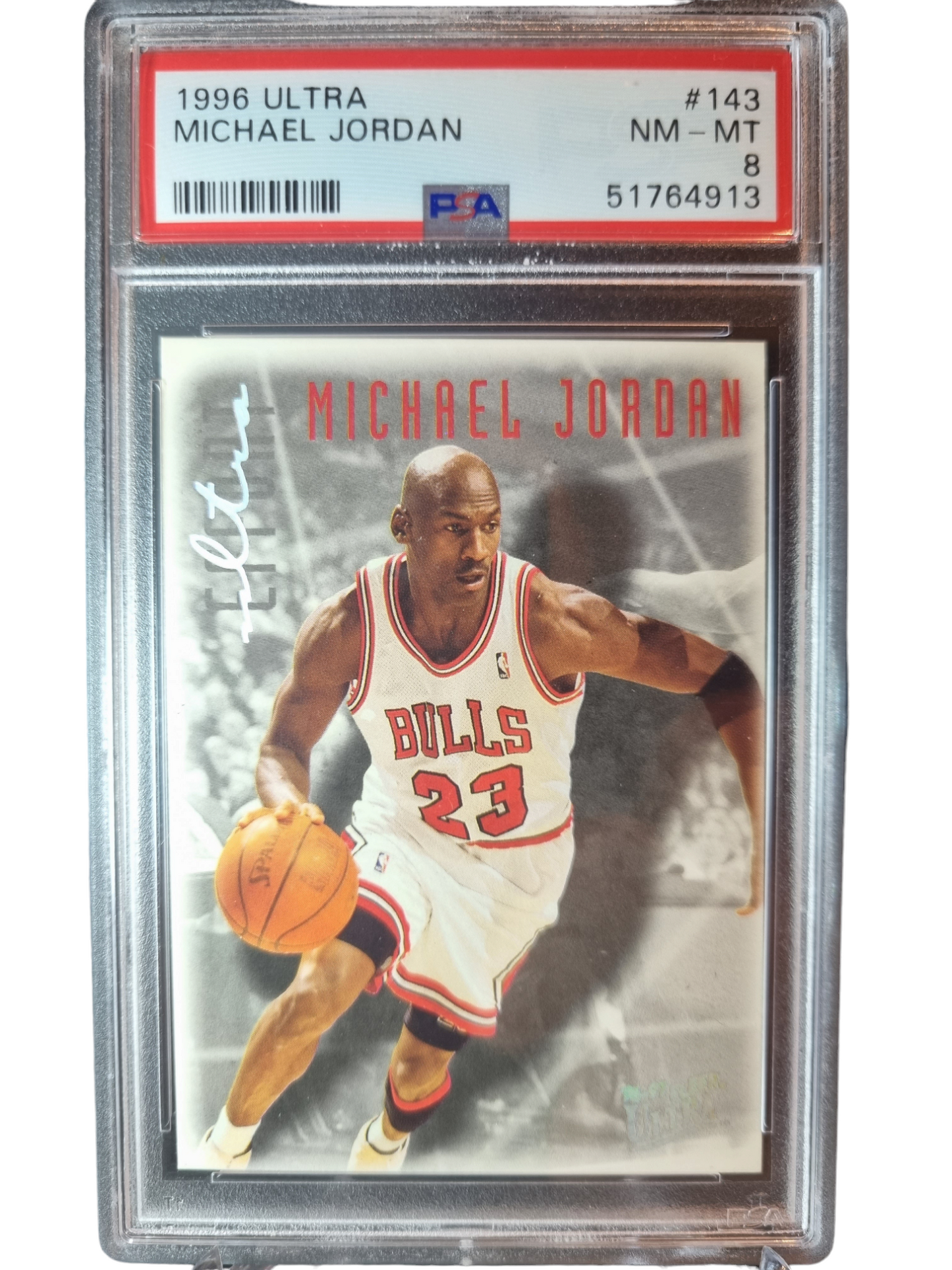 1996 Fleer Ultra #143 Michael Jordan PSA 8 Near Mint