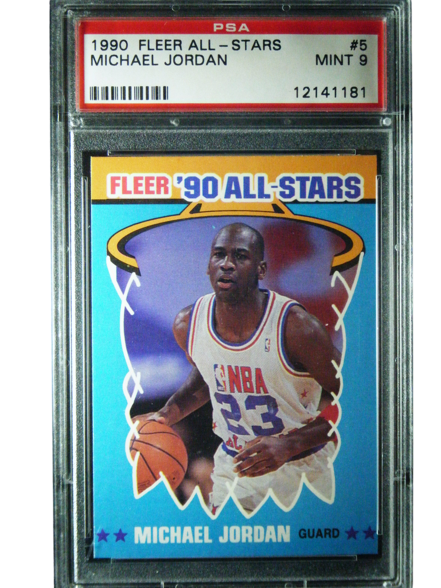 Michael Jordan 1990 Fleer All Stars PSA 9 Mint