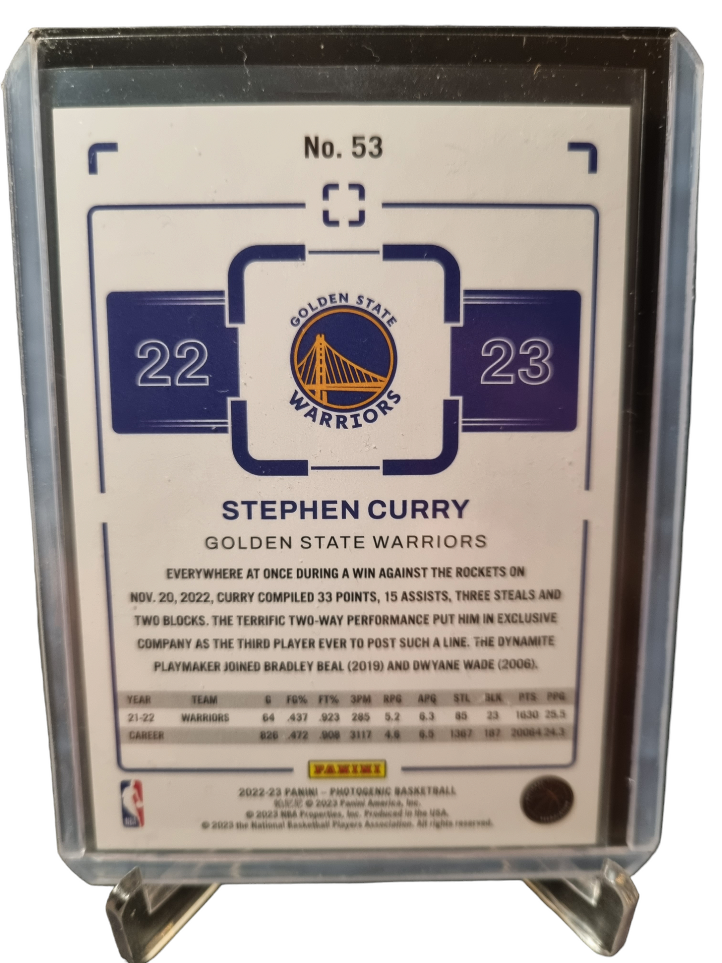 2022-23 Panini Photogenic #53 Stephen Curry