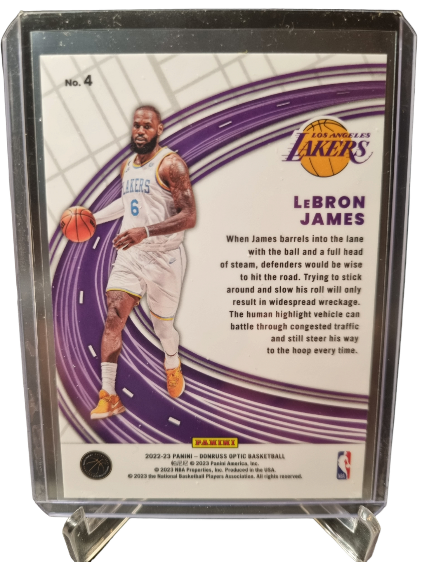 2022-23 Panini Donruss Optic #4 Lebron James Express Lane