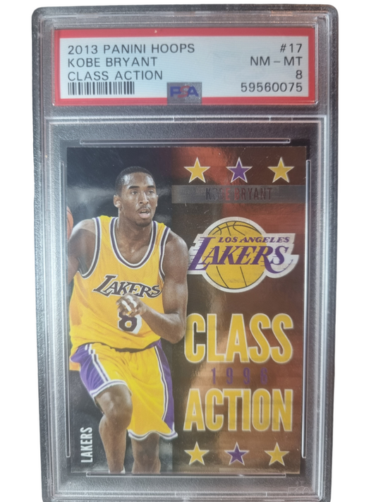 2013 Panini Hoops #17 Kobe Bryant Class Action PSA 8 Near Mint