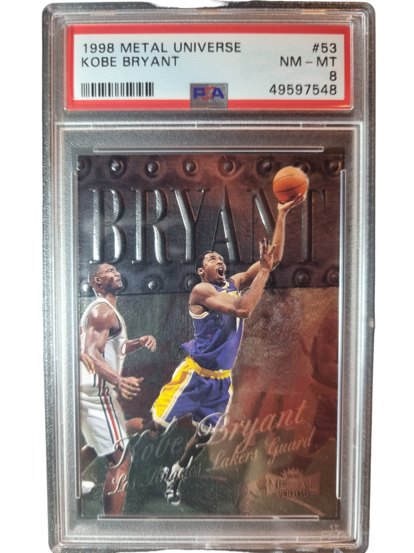 1998 Metal Universe #53 Kobe Bryant PSA 8 Near Mint