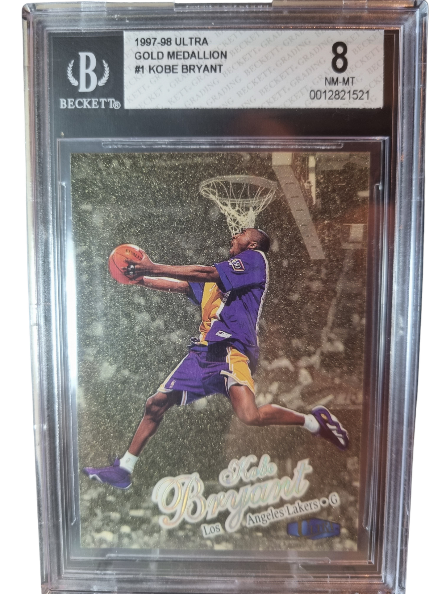 1997 Fleer Ultra Gold Medallion #1 Kobe Bryant BGS 8 Near Mint