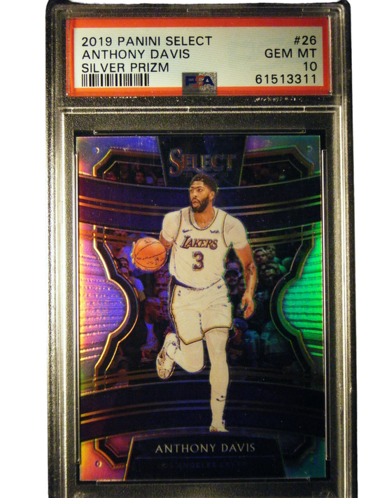 Anthony Davis Panini Select Silver Prizm PSA 10 Gem Mint