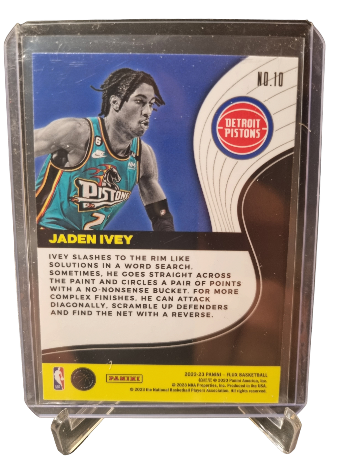 2022-23 Panini Flux #10 Jaden Ivey Rookie Card Incoming