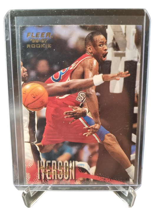 1996-97 Fleer Sky Box #235 Allen Iverson Rookie Card