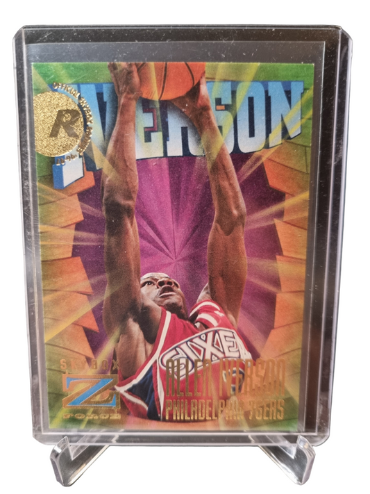 1996-97 Fleer Skybox #151 Allen Iverson Rookie Card Z Force