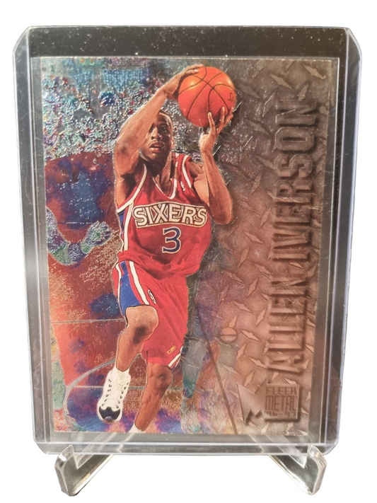 1996 -97 Fleer Metal #201 Allen Iverson Rookie Card