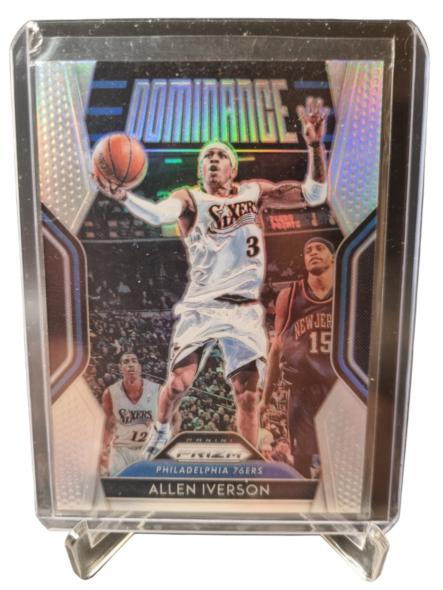 2018-19 Panini Prizm #19 Allen Iverson Dominance Silver Prizm