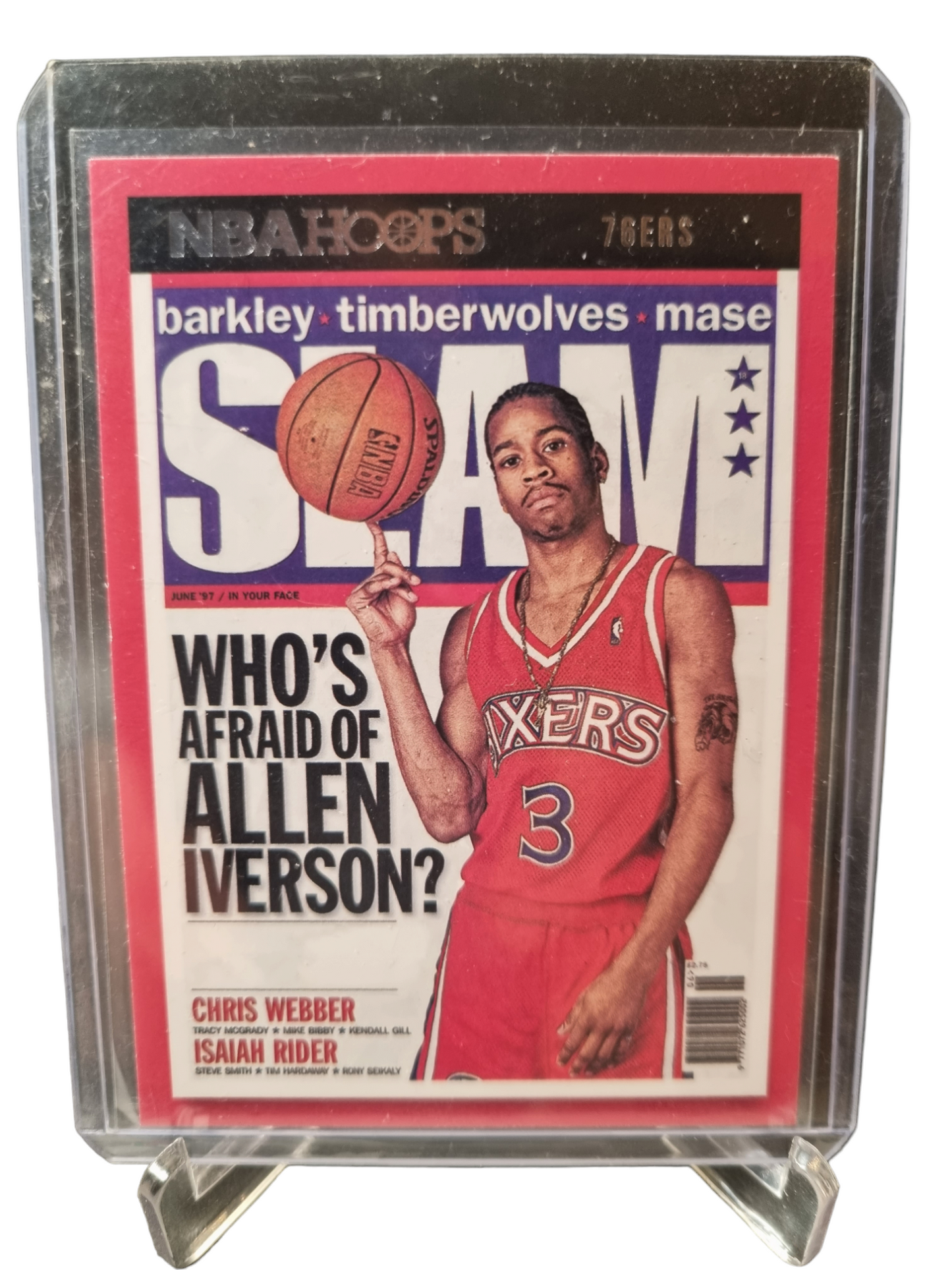 2021-22 Panini Hoops #Slam#18 Allen Iverson Slam