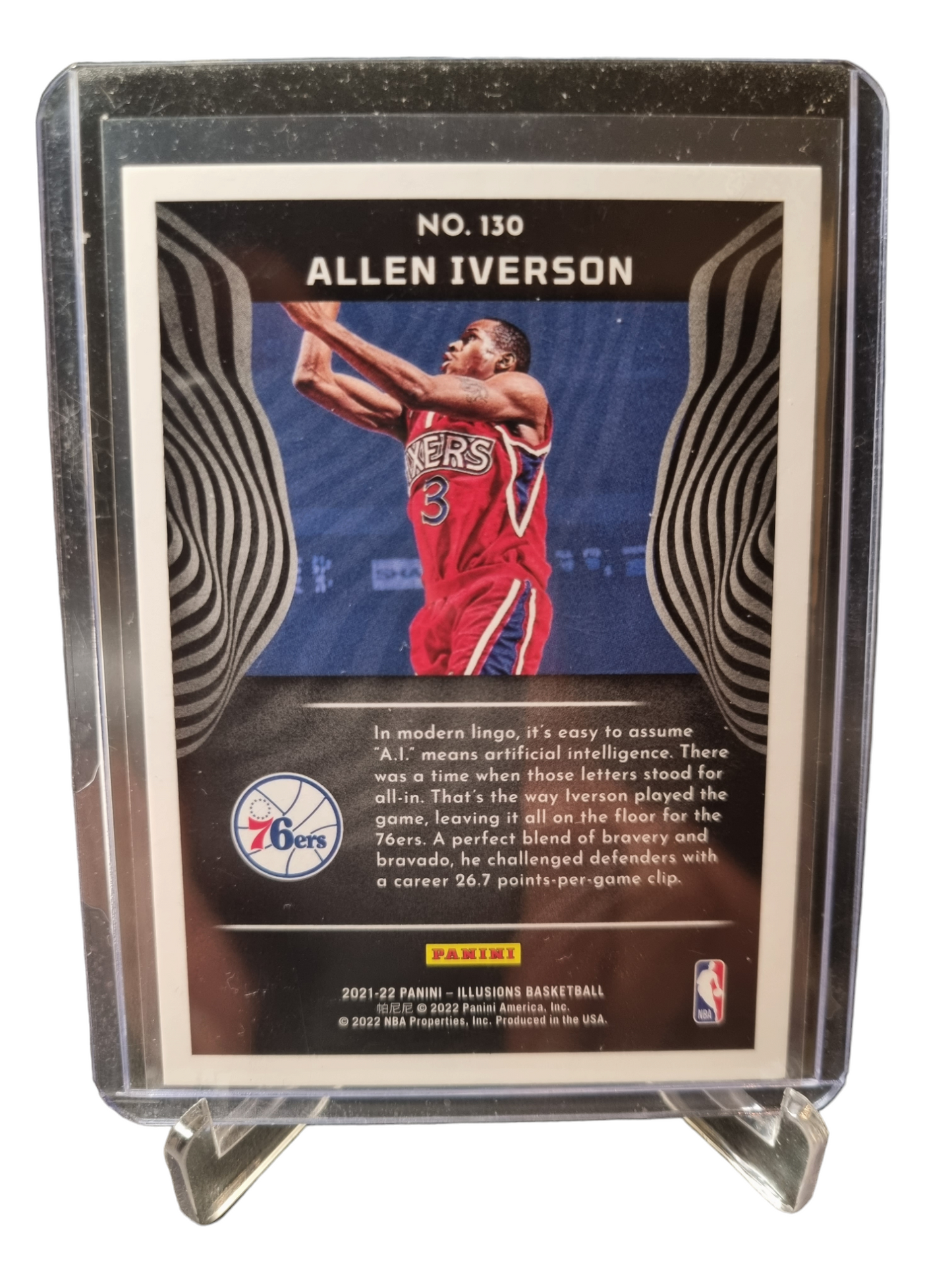 2021-22 Panini Illusions #130 Allen Iverson