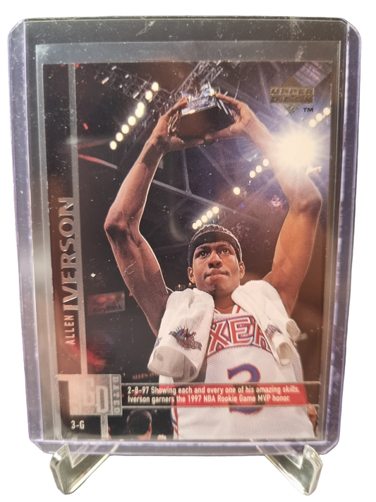 1997-98 Upper Deck #93 Allen Iverson Game Dated Rookie MVP