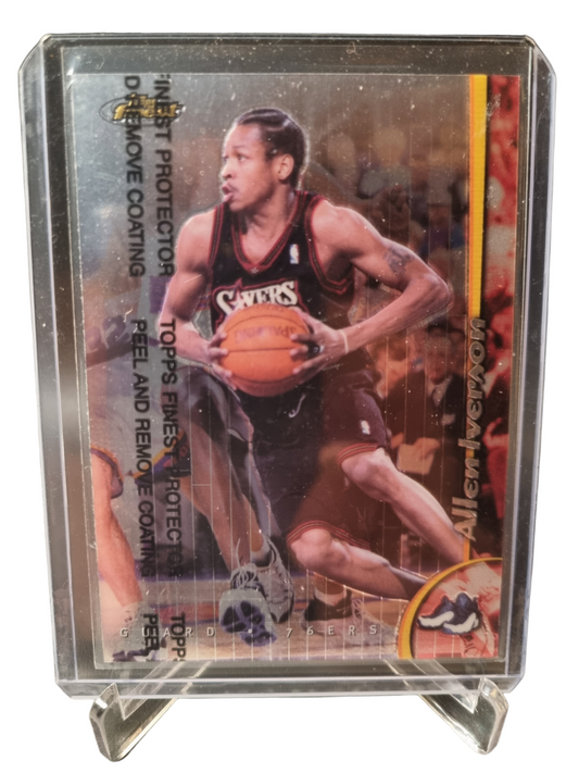 1997-98 Topps #42 Allen Iverson Topps Finest With Protective Coating