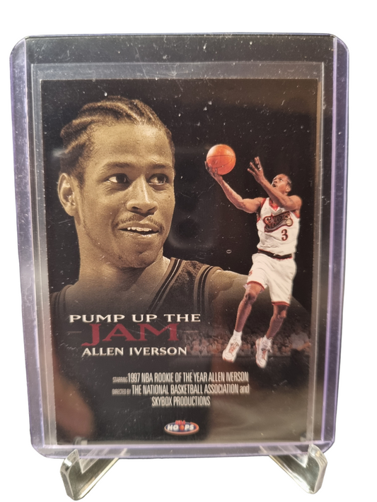 1997-98 Hoops #2/10 PJ Allen Iverson Pump Up The Jam