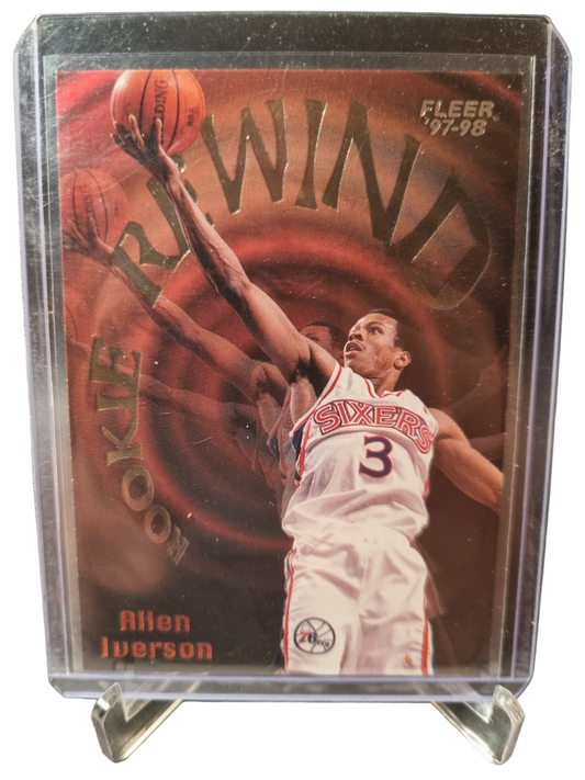 1997-98 Fleer #5/10 Allen Iverson Rookie Rewind