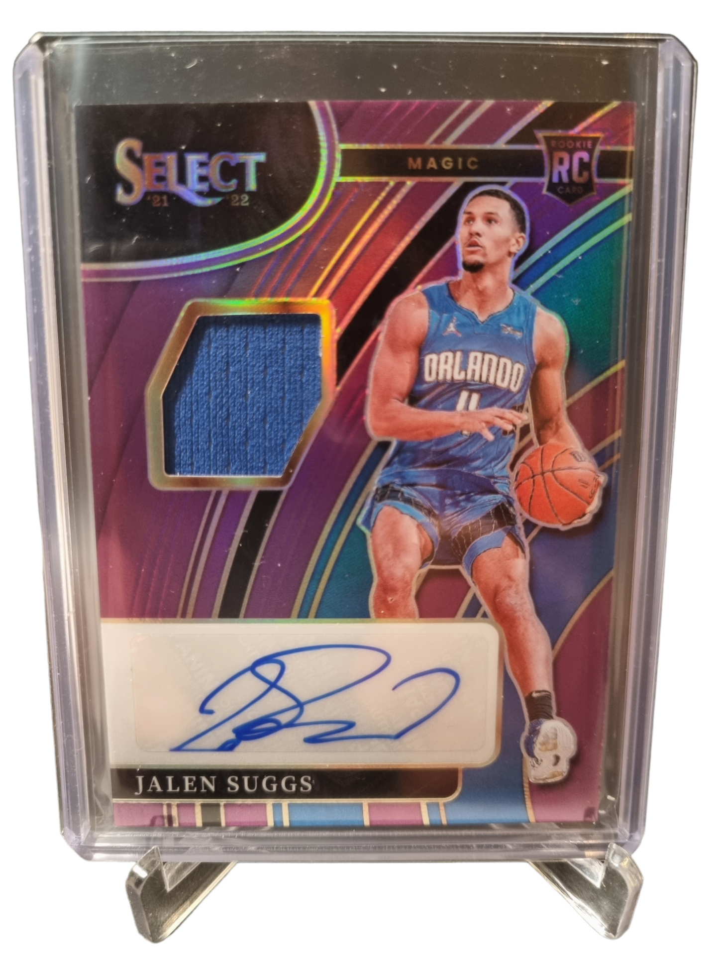 2021-22 Panini Select #RJ-JSG Jalen Suggs Rookie Card Patch Autograph 54/99