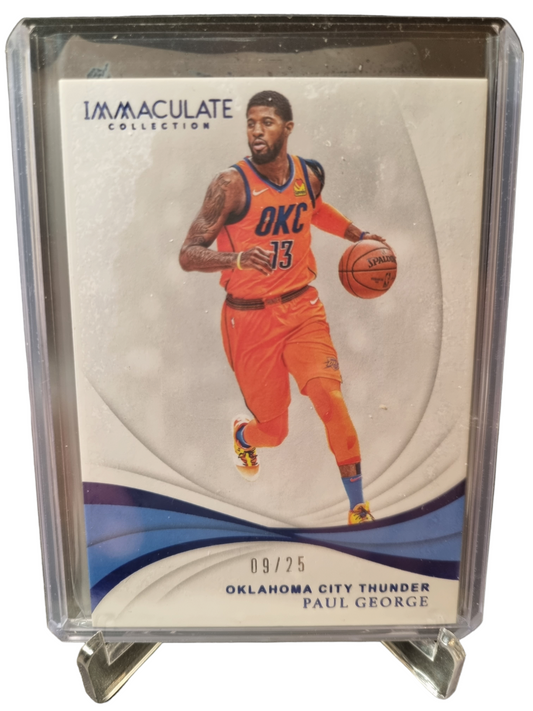 2018-19 Panini Immaculate Collection #33 Paul George 09/25