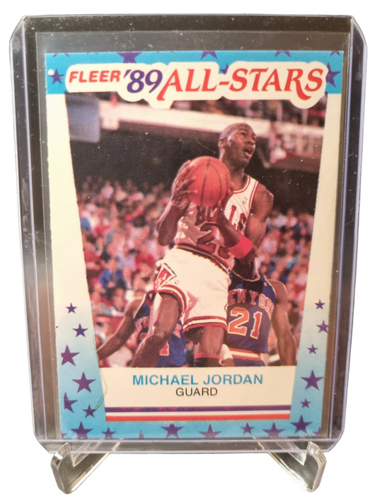 1989 Fleer #3 Michael Jordan All Star Sticker