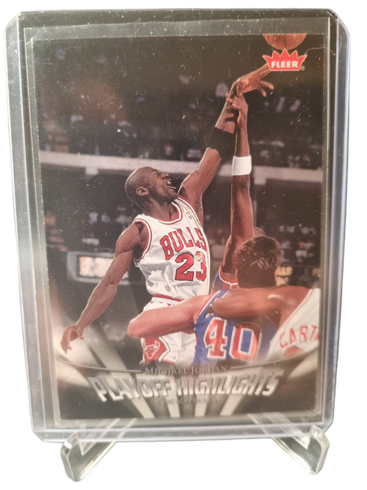 2007-08 Fleer #PH14 Michael Jordan Play Off Highlights