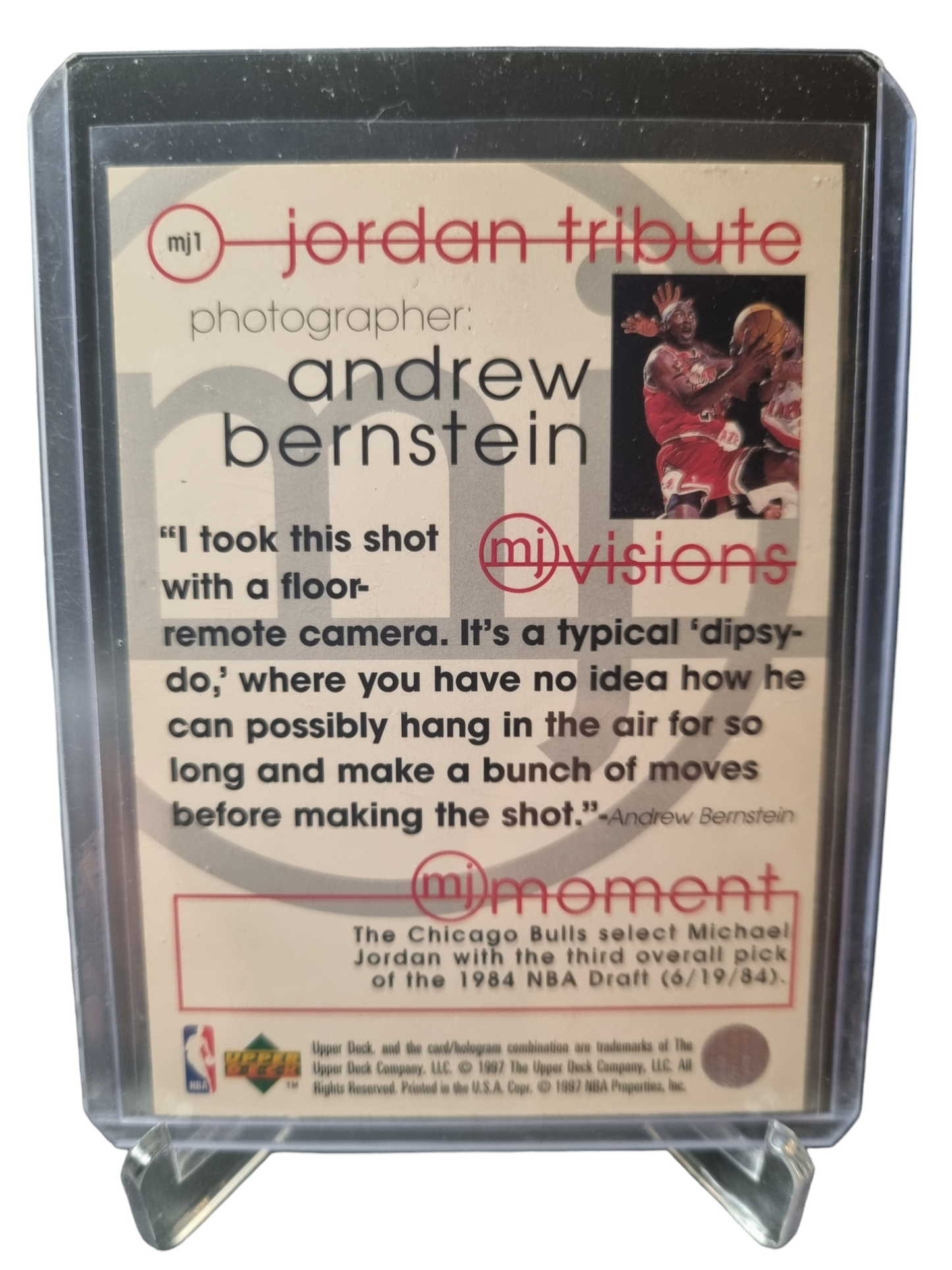 1997 Upper Deck #MJ1 Michael Jordan Tribute