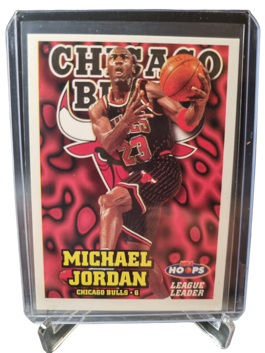 1997-98 Hoops #1 Michael Jordan 1996-97 League Leaders