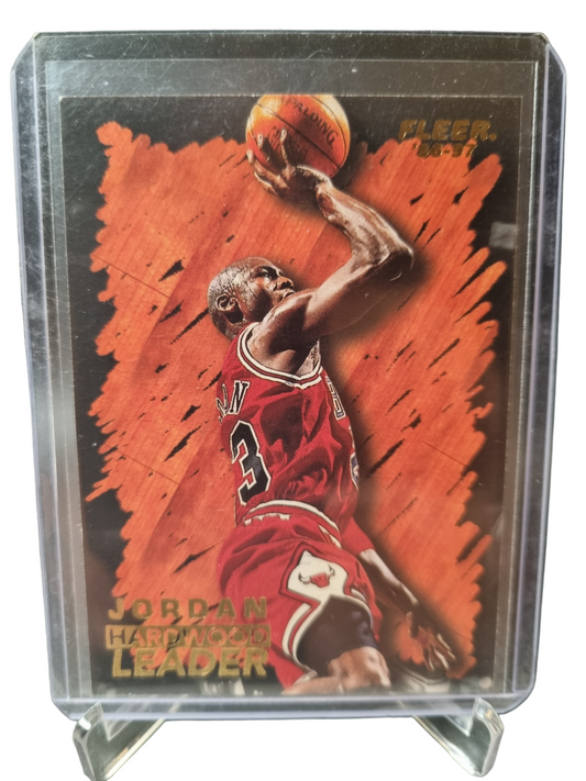 1996-97 Fleer #123 Michael Jordan Hardwood Leader