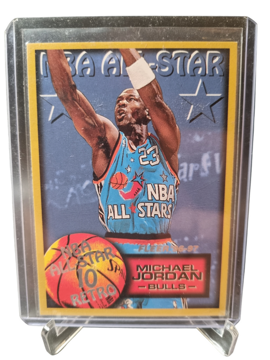 1996-97 Fleer #282 Michael Jordan NBA Allstar 10 Retro