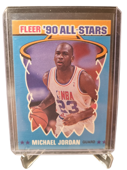 1990 Fleer #5 of 12 Michael Jordan All-Stars Sticker