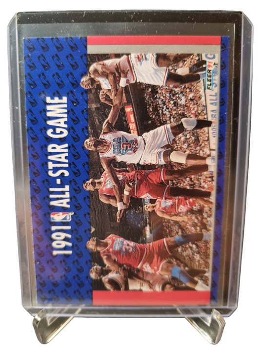 1991 Fleer #237 Michael Jordan 1991 All-Star Game Just Me and The Boys