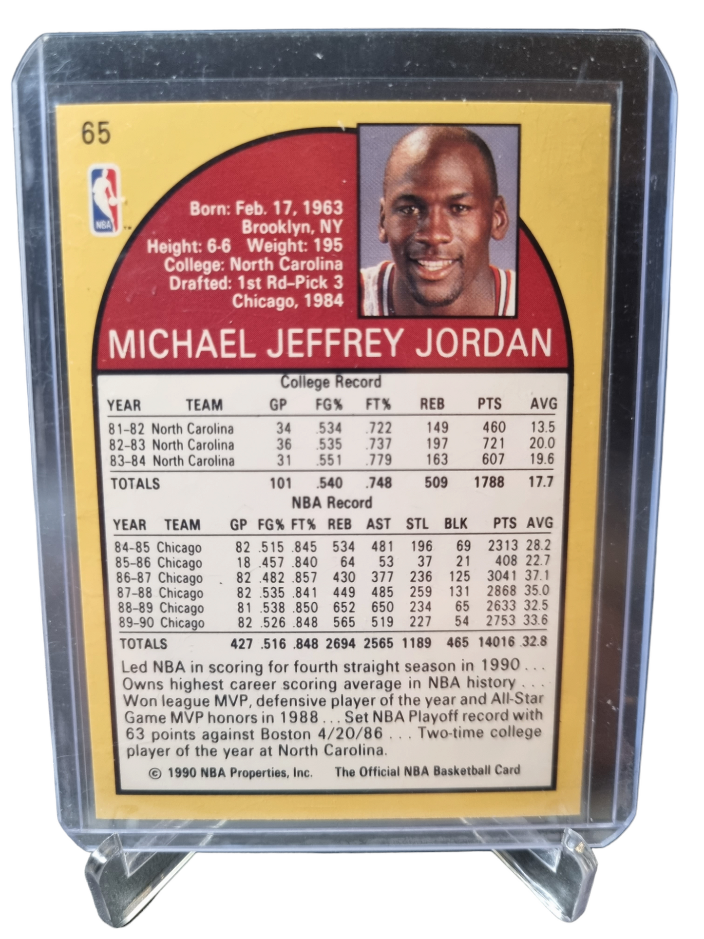 1990 Hoops #65 Michael Jordan