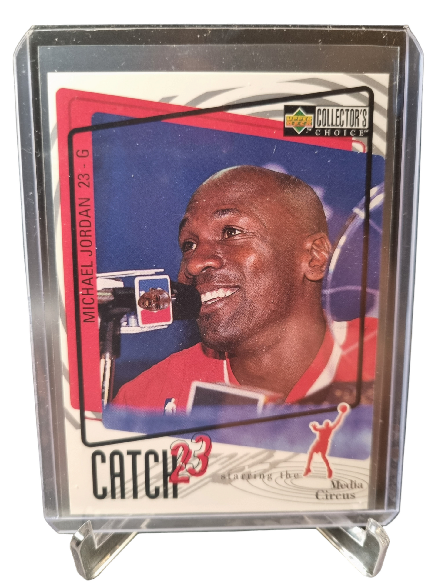 1997 Upper Deck #191 Michael Jordan Catch 23 Media Circus