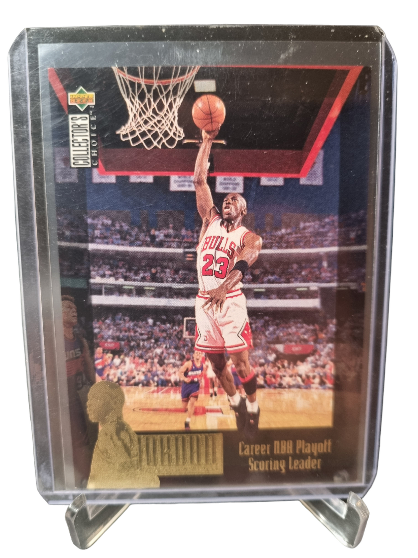 1995 Upper Deck #JC11 Michael Jordan Career NBA Playoff Scoring Leader