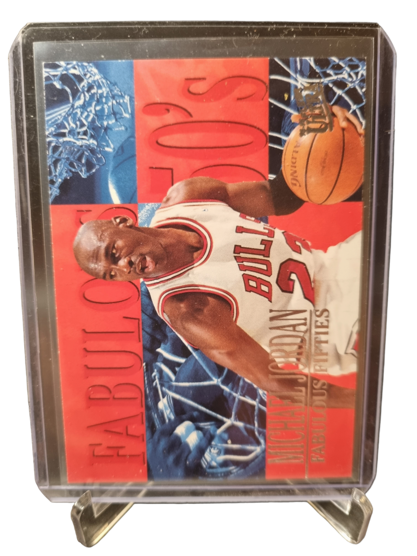 1995-96 Fleer Ultra #5 of 7 Michael Jordan Fabulous 50's Insert