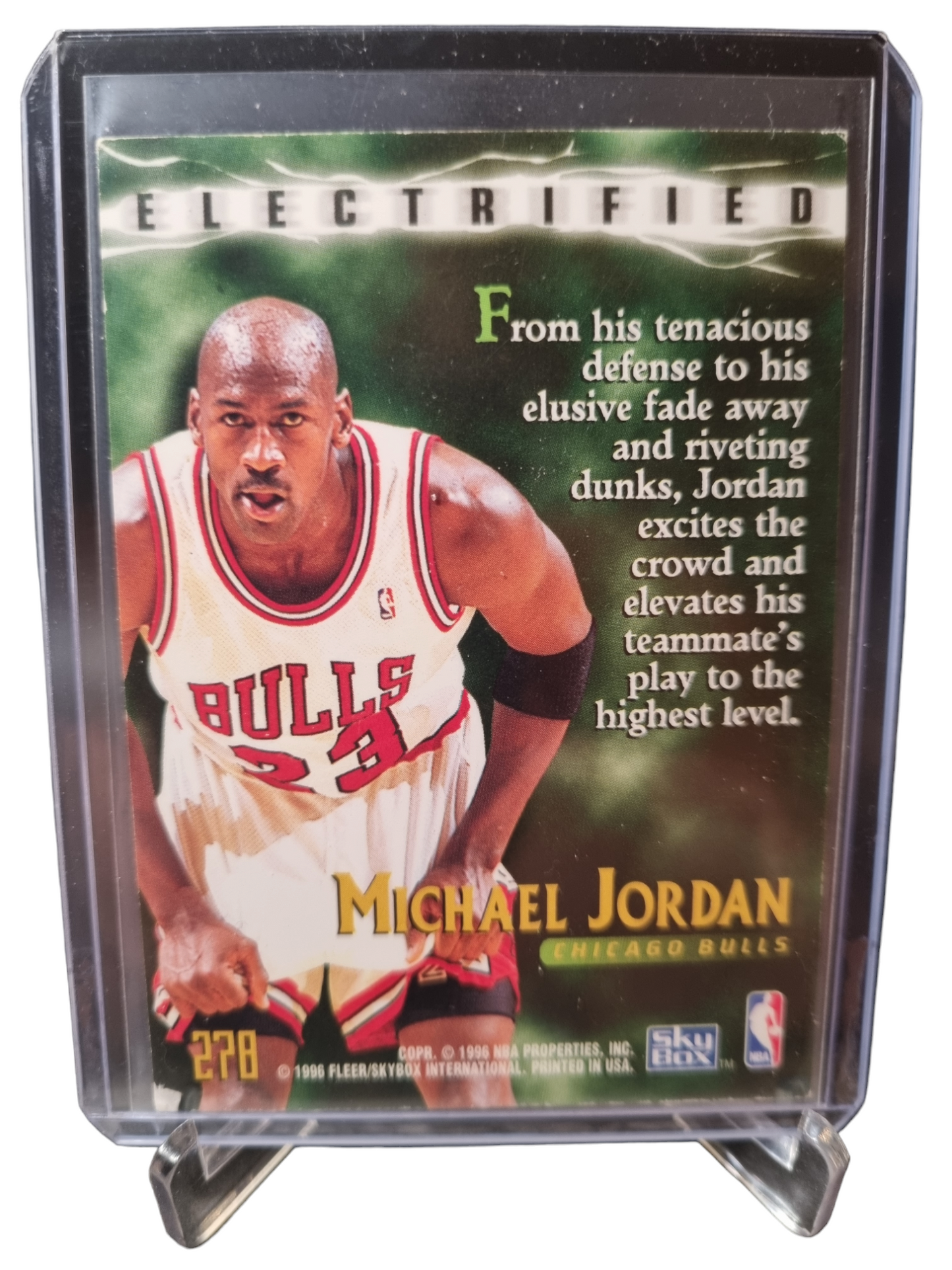 1996 Sky Box #278 Michael Jordan Electrified