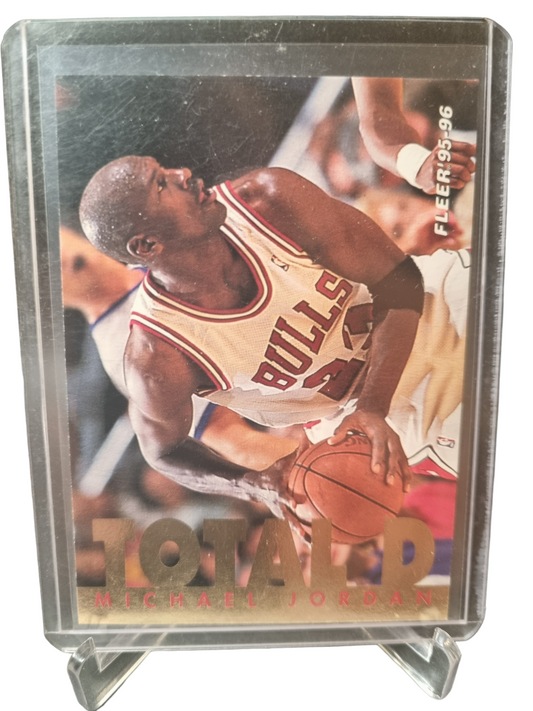 1995-96 Fleer #3 of 12 Michael Jordan Total D
