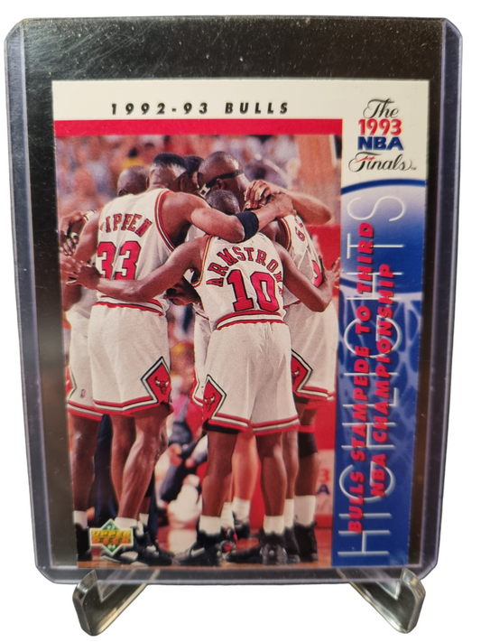 1993 Upper Deck #208 Michael Jordan Chicago Bulls 1993 NBA Finals
