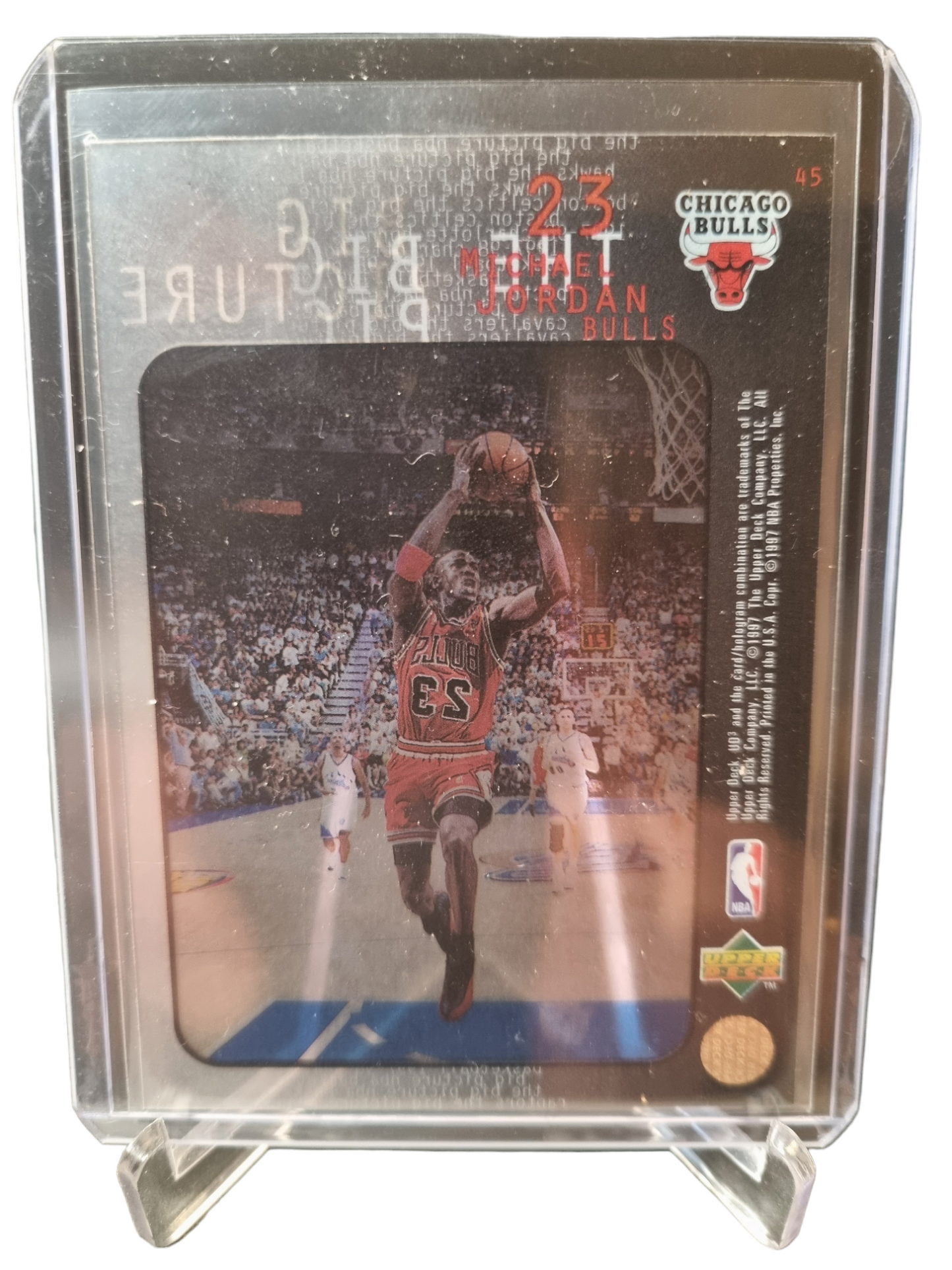 1997 Upper Deck #45 Michael Jordan The Big Picture Insert