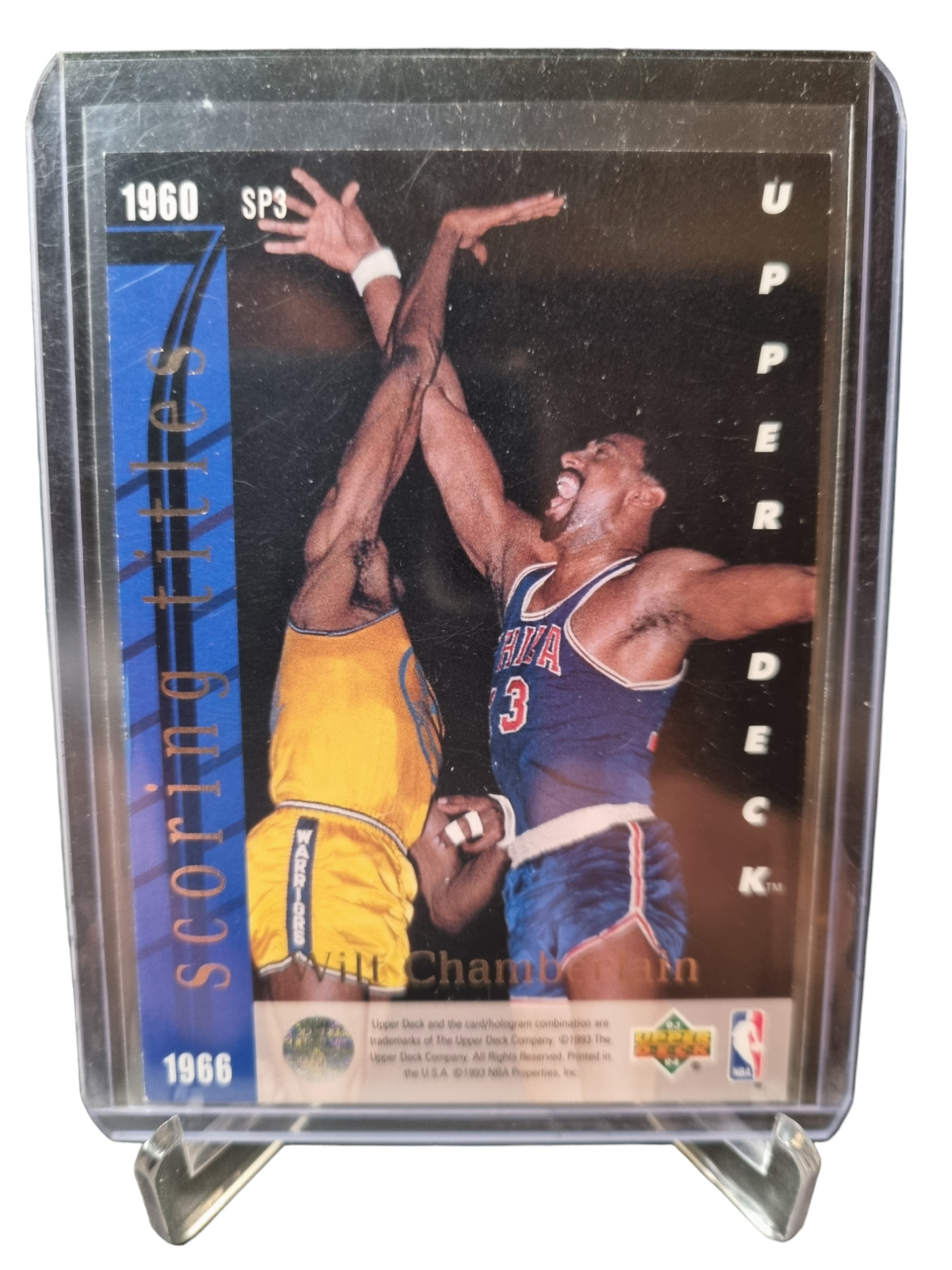 1993 Upper Deck #SP3 Michael Jordan/Wilt Chamberlin Scoring Titles Insert