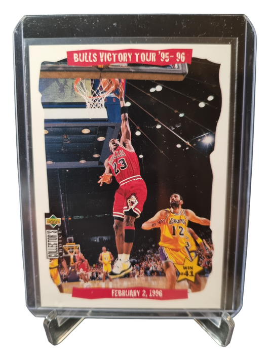 1996 Upper Deck #25 Michael Jordan Bulls Victory Tour 95-96