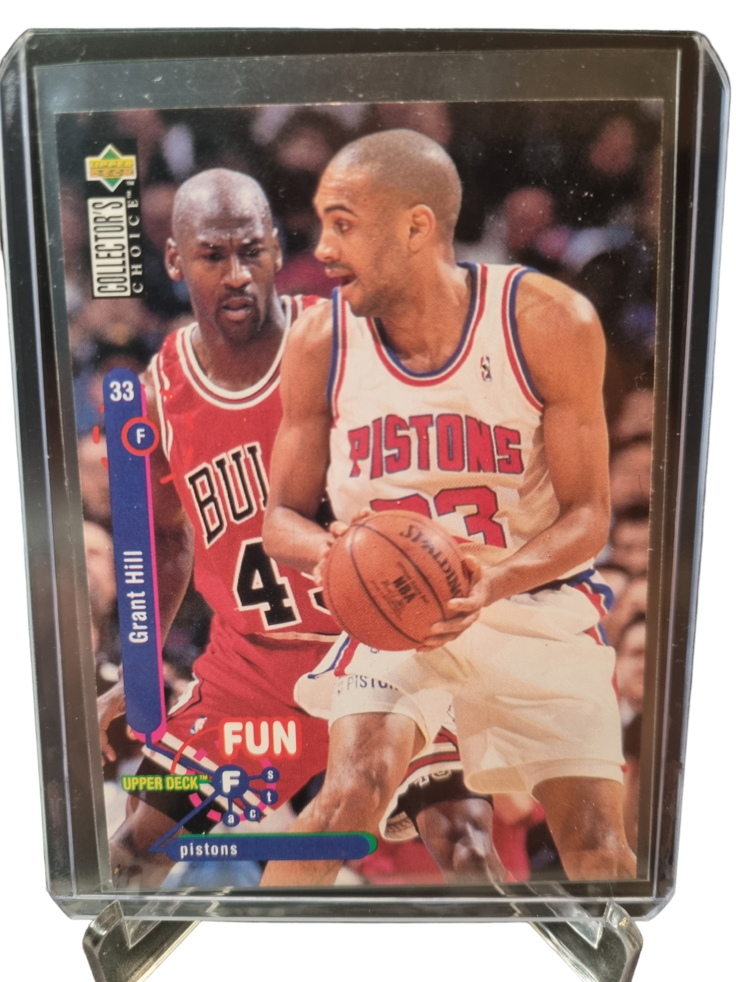 1995 Upper Deck #173 Michael Jordan/Grant Hill Fun Facts