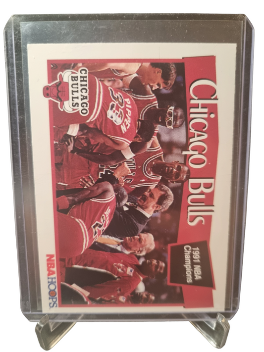 1991 Hoops #277 Michael Jordan Chicago Bulls 1991 NBA Champions