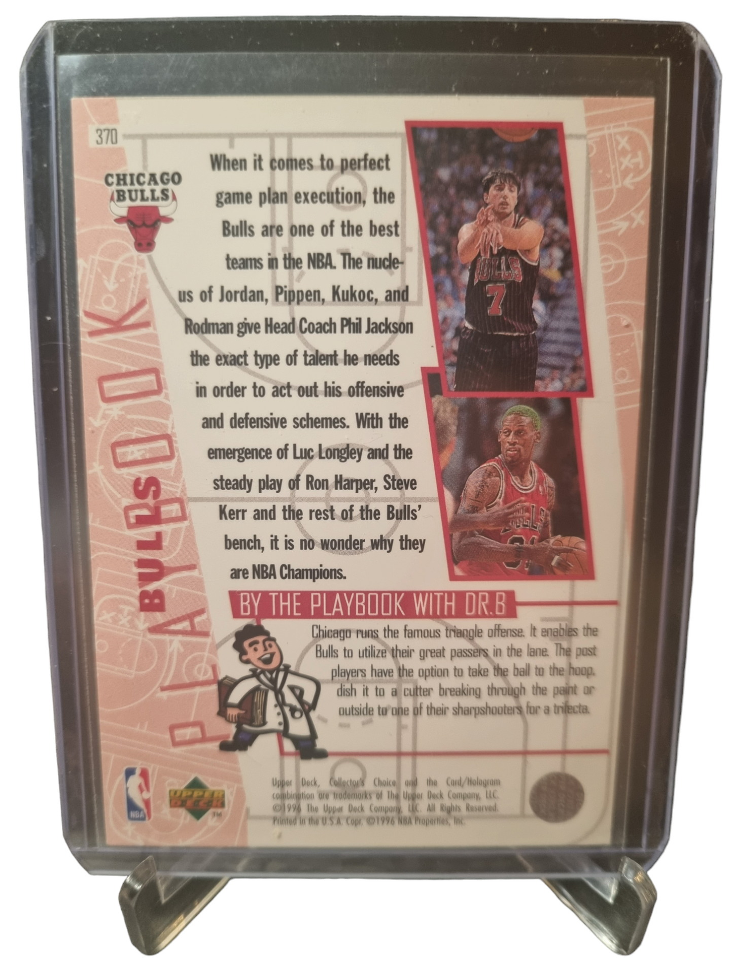 1996 Upper Deck #370 Michael Jordan/Scottie Pippen Bulls Play Book