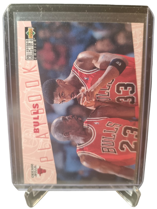 1996 Upper Deck #370 Michael Jordan/Scottie Pippen Bulls Play Book