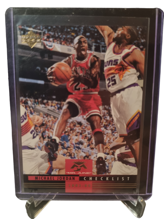 1993 Upper Deck #MJ 10 Michael Jordan MR June Check List