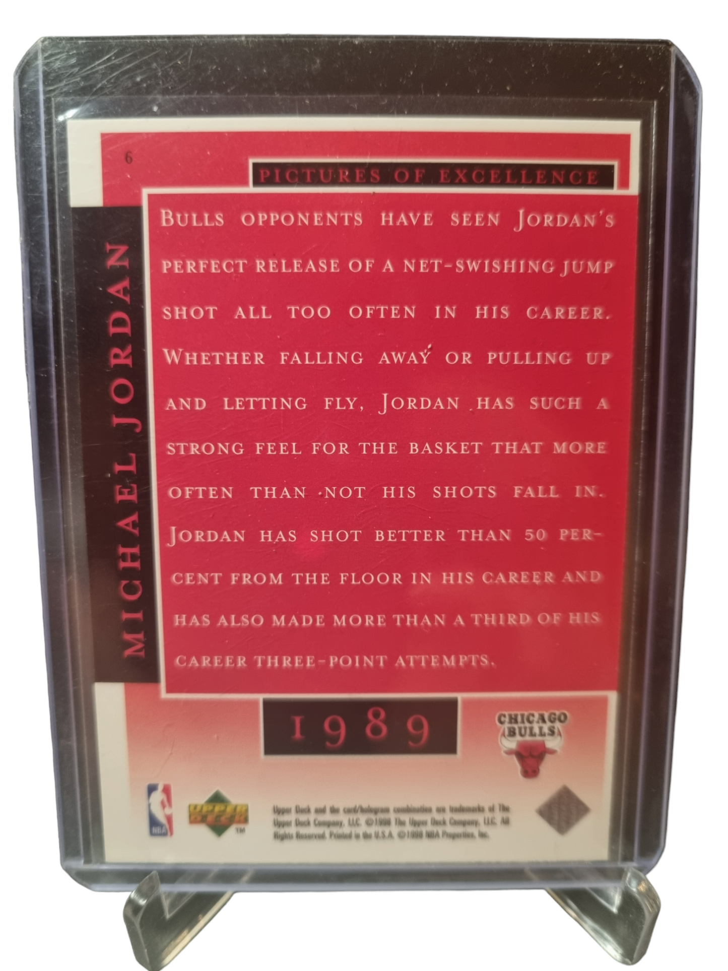 1998 Upper Deck #6 Michael Jordan Career Collection