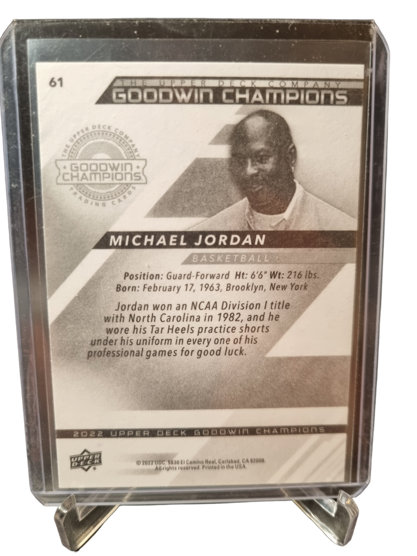 2022 Upper Deck #61 Michael Jordan Goodwin Champions